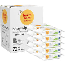 Burt’s Bees - Unscented Natural Baby Wipes for Sensitive Skin, 72 Wipes 10 Pack Image 1
