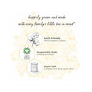 Burts Bees 100% Organic Cotton Reversible ABC Baby Blanket Image 5