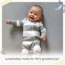 Burts Bees 2Pk Good Night Sky Organic Cotton Crib Sheets Set, Limestone