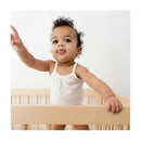 Burts Bees - 3Pk Baby Short Long Sleeve One Piece Bodysuits, Cloud Image 3