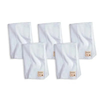 Burts Bees - 5Pk Bee Essential Organic Burp Cloths, Cloud Image 2
