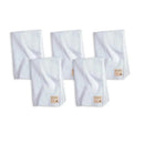 Burts Bees - 5Pk Bee Essential Organic Burp Cloths, Cloud Image 2