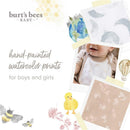 Burts Bees 5Pk Golden Bee Lap Shoudler Bibs Set