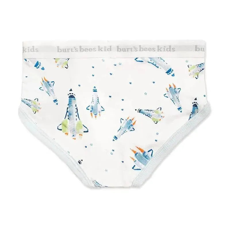 Burts Bees - 5Pk Little Planets & Space Shuttles Underwear Image 3