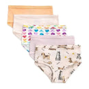 Burts Bees - 5Pk Puppy Party & Rainbow Hearts Underwear, Puppy Party Image 1