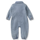 Burts Bees - Acid Wash Infant Jumpsuit Flint Image 2