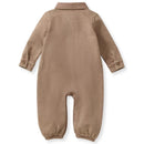 Burts Bees - Acid Wash Infant Jumpsuit Ginger Loaf Image 3