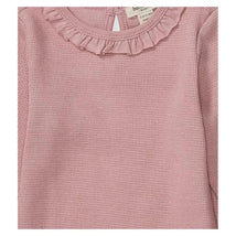 Burts Bees - Baby Girl Thermal Bodysuit & Pant Set, Persian Rose Image 2
