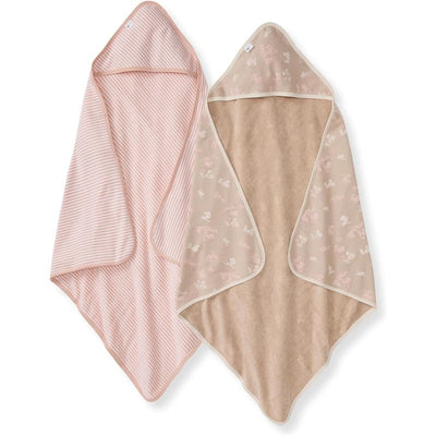 Burt's Bees - Baby Hooded Towels, Absorbent Knit Terry, Hummus Image 1