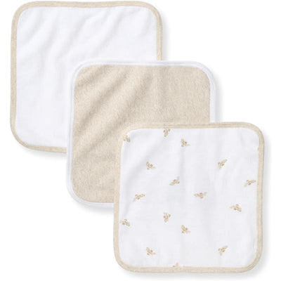 Burt's Bees - Baby Infant Washcloths, 100% Organic Cotton, 3Pck, Hummus Image 1