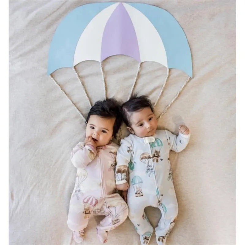 Burts Bees - Baby Parachute Pals Sleep & Play, Chalky Pink Image 3