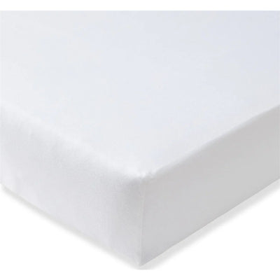 Burt's Bees Bedding Baby Organic Solid Crib Sheet, Cloud