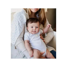 Burt's Bees - Essential Short Sleeve Bodysuit 5 Pack, Cloud Image 2