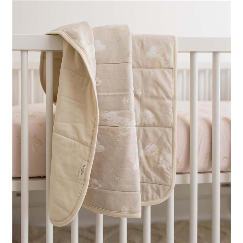 Burt's Bees - Good Night Sky Reversible Blanket, Limestone Image 4