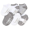 Burts Bees Organic Cotton Multi Heather Grey Baby Socks,6pk Image 1