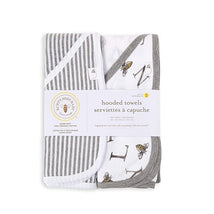 Burt's Bees Pine Forest Reversible Jersey Swaddle Blanket Heather Grey Hanger Grey Image 3