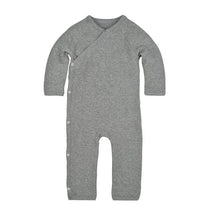 Burt's Bees Quilted Kimono Coverall, Heather Grey Image 1
