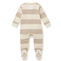 Burts Bees - Rugby Stripe Sleep & Play, Oat Image 2