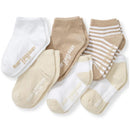 Burts Bees Set Of 6 Multi Ankle Socks, Oat Image 1