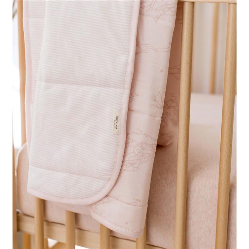 Burt's Bees - Swaying Branches Reversible Blanket, Ranunculus Pink Image 7