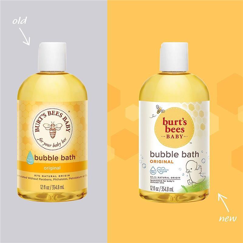 Burt's Bees - Tear Free Baby Bubble Bath Wash, 12 Oz Image 2