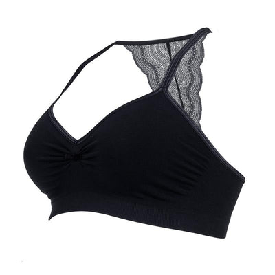 Cache Coeur Seamless Maternity and Nursing Bra Serenity, Black Image 1