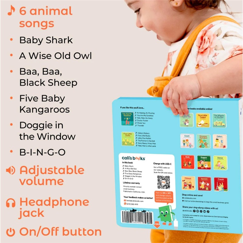 Cali's Book - Baby Shark Nursery Rhymes - Headphone Edition Image 4