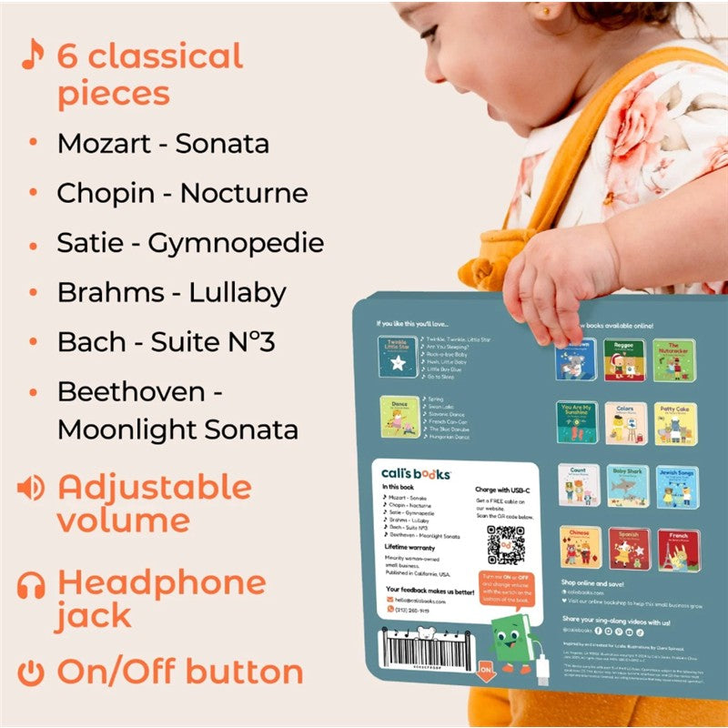 Cali's Book - Bedtime Six Classical Pieces - Headphone Edition Image 4