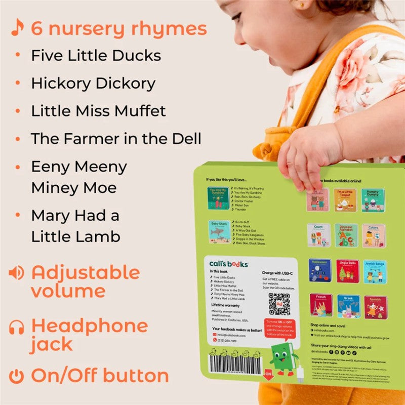 Cali's Book - Five Little Ducks Nursery Rhymes - Headphone Edition Image 4