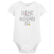 Carters - Baby Girl Mommy Original Bodysuit, White, 6M Image 1