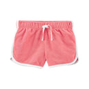 Carters - Baby Girl Pull-On Terry Shorts, Pink Image 1