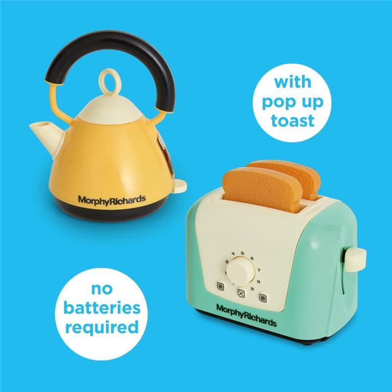 Casdon - Morphy Richards Toaster & Kettle, Interactive Toy for Children Aged 3 Image 2