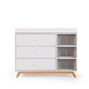 Central Park 3-Drawer, Two Shelf Nursery Dresser