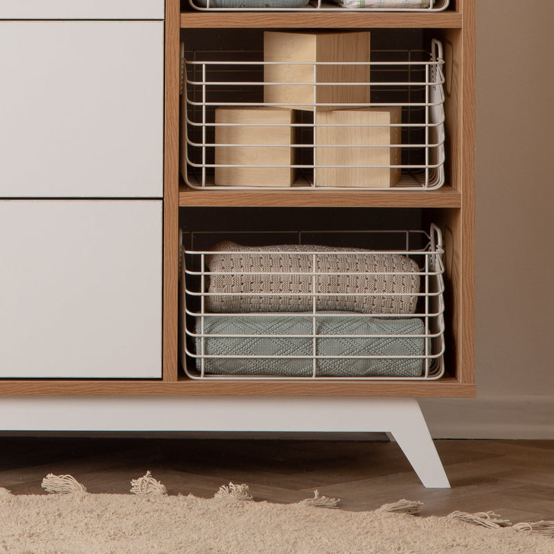 Central Park 3-Drawer, Two Shelf Nursery Dresser
