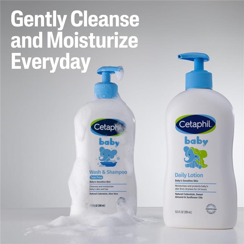 Cetaphil Baby Wash & Shampoo 13.5 Oz Image 4