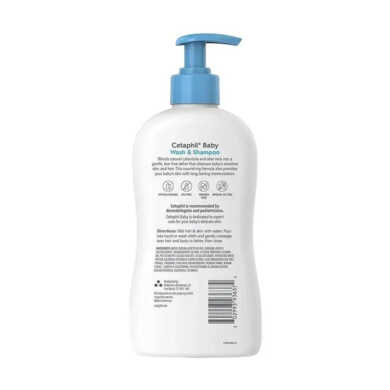 Cetaphil - Baby Wash & Shampoo 13.5 Oz Image 4