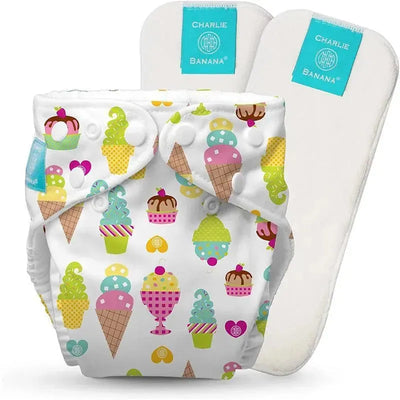 Charlie Banana - Gelato Baby Fleece Reusable and Washable Cloth Diaper System Image 1