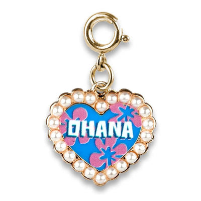 Charm It! - Gold Ohana Pearl Heart Image 1