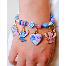 Charm It! - Gold Stitch Stretch Bead Bracelet Image 2