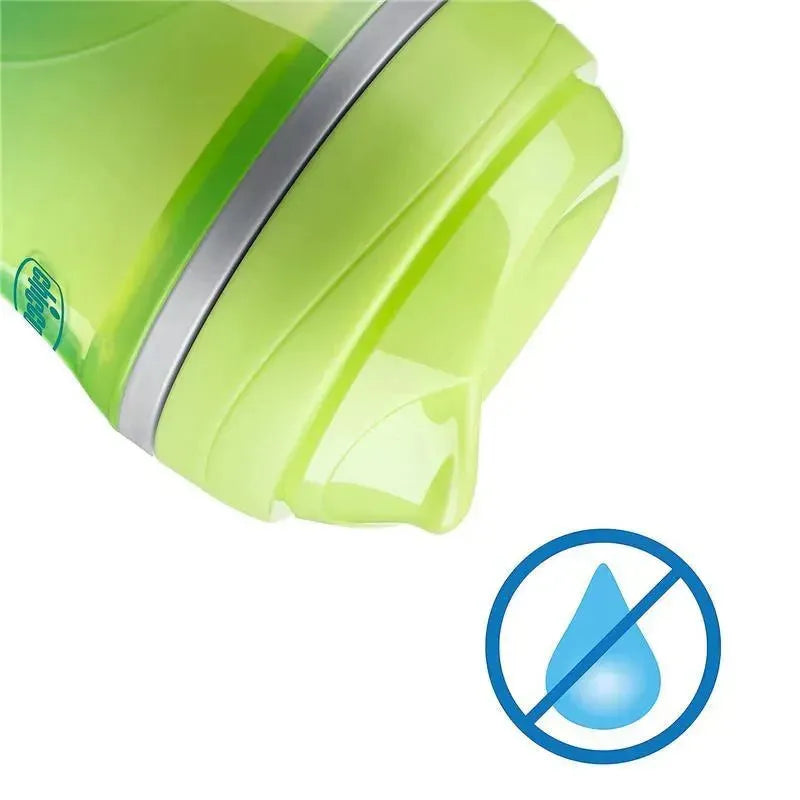 Chicco - 2Pk Insulated Rim Spout Trainer Sippy Cup 9Oz. Green/Teal Ombre Image 3