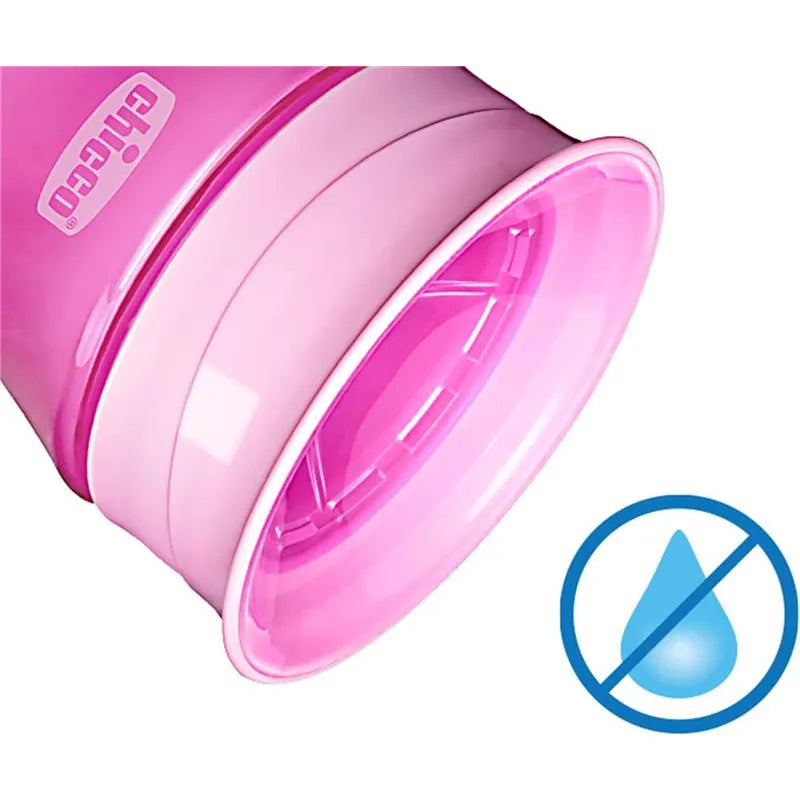 Chicco - 360° Spoutless Rim Trainer Sippy Cup 9M+ | Pink Image 2