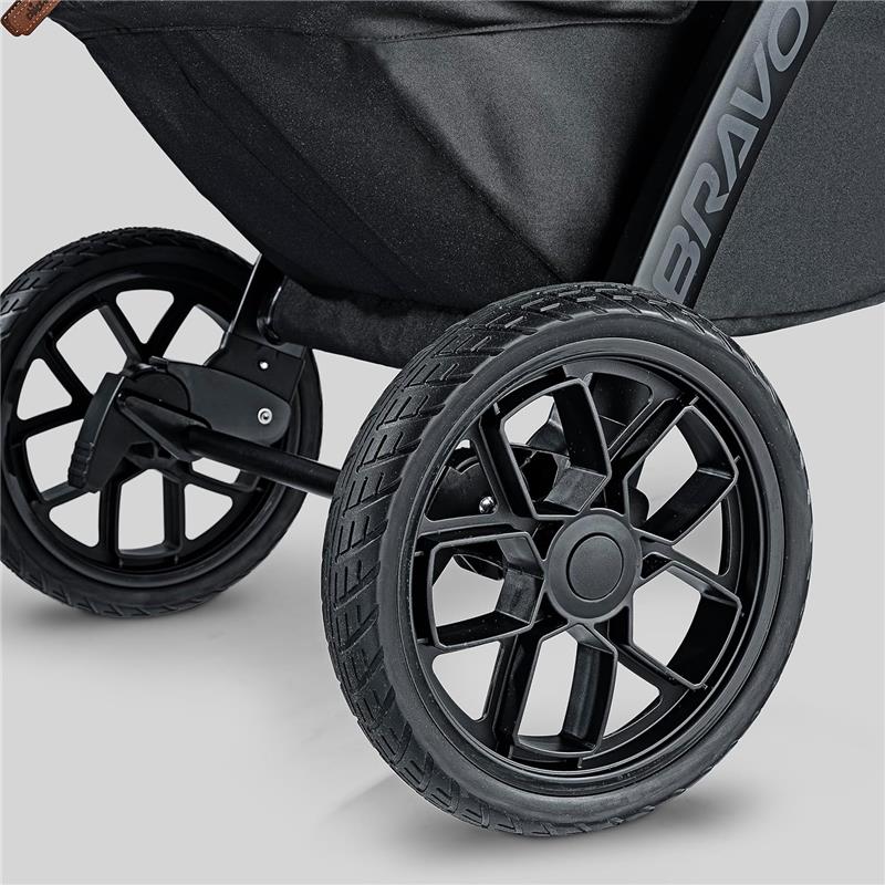 Chicco - Bravo Primo ClearTex Trio Travel System, Somerset/Black Image 3