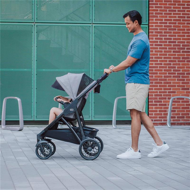 Chicco Corso LE ClearTex Modular Travel System with Corso LE Stroller & KeyFit Max ClearTex Infant Car Seat and Base, Canyon Image 13