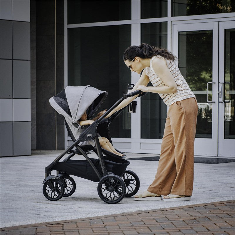 Chicco Corso LE ClearTex Modular Travel System with Corso LE Stroller & KeyFit Max ClearTex Infant Car Seat and Base, Canyon Image 4