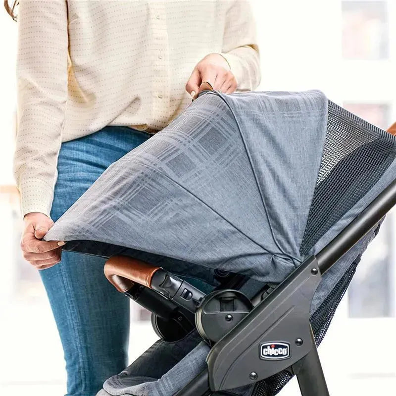 Chicco Corso Le Modular Quick-Fold Stroller, Chicco Corso Stroller, Black - Studio Image 7