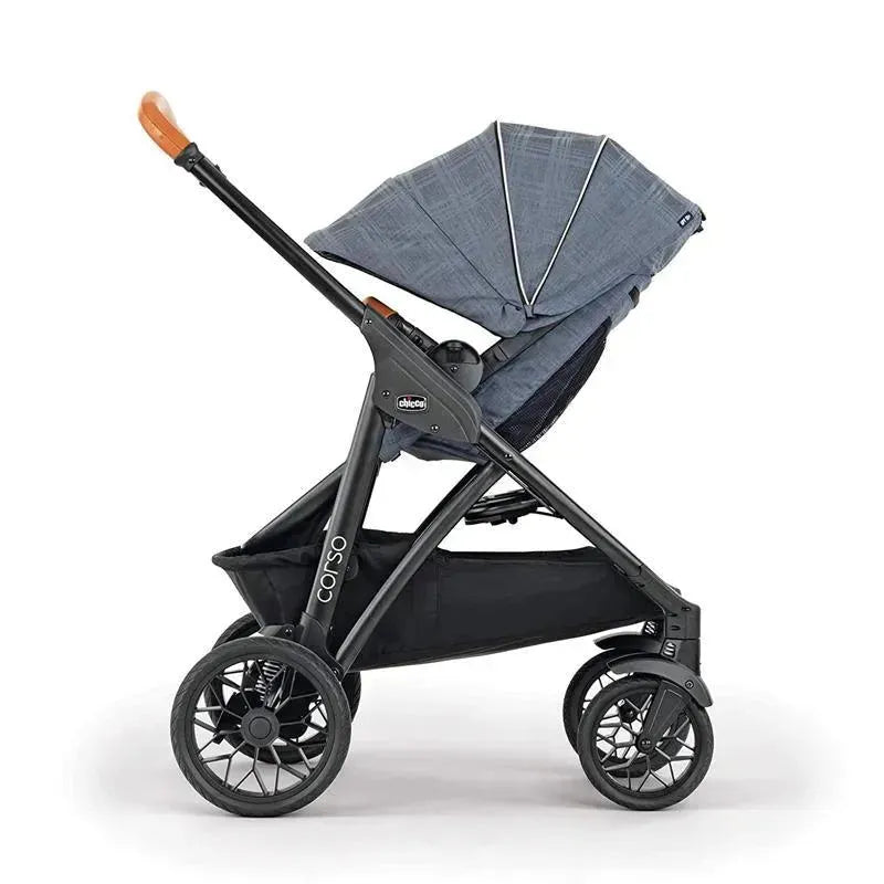 Chicco Corso Le Modular Quick-Fold Stroller, Chicco Corso Stroller, Black - Studio Image 11