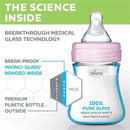 Chicco - 2Pk Duo 5Oz Hybrid Baby Bottles, Pink Image 5