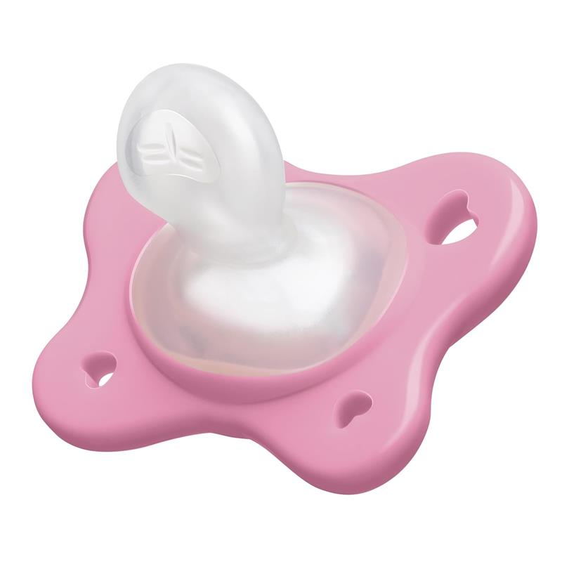 Chicco Feeding - Physioforma Dual Soft Pacifier Grey/Dusty Rose 6-16M, 2Pk Image 4