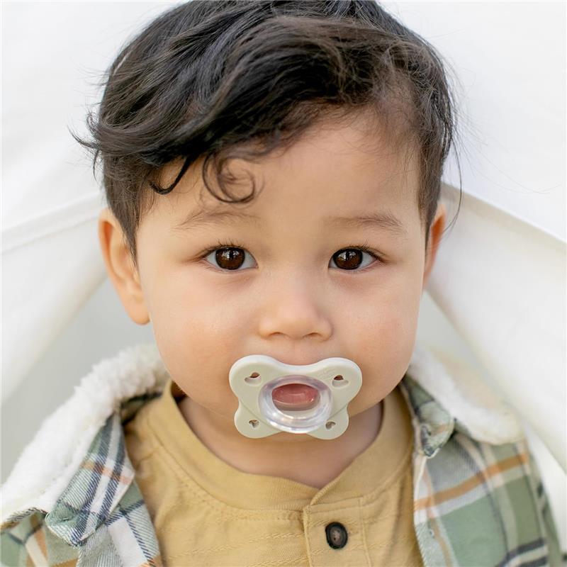 Chicco Feeding - Physioforma Dual Soft Pacifier Grey/Dusty Rose 6-16M, 2Pk Image 9