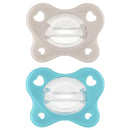 Chicco Feeding - Physioforma Dual Soft Pacifier Grey/Ultramarine 6-16M, 2Pk Image 1